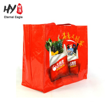 Professional large size zipper tote diy craft pp woven bags